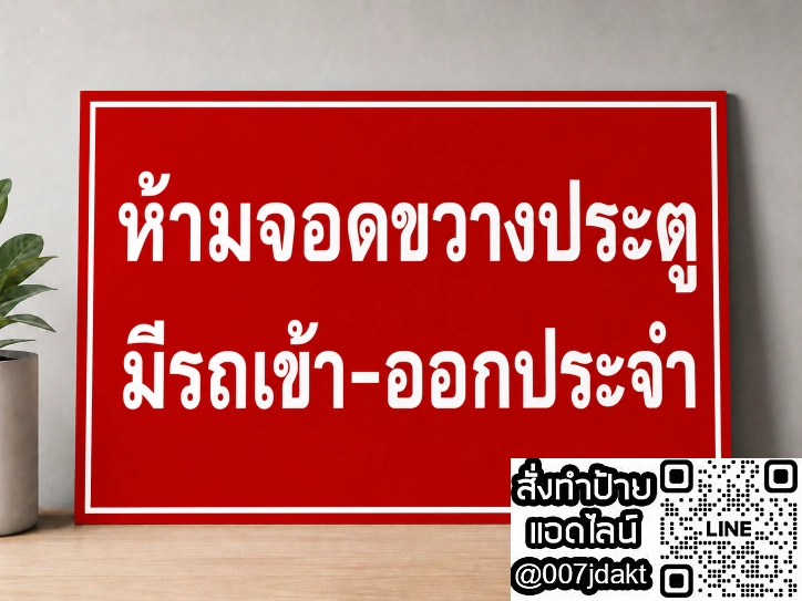 ป้ายห้ามจอด